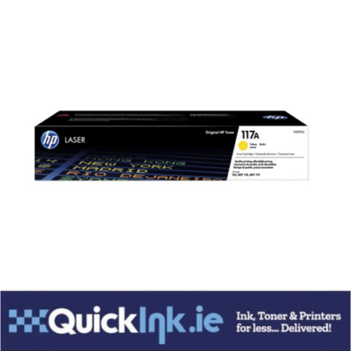 HP 117A Yellow Original Laser Toner Cartridge W2072A