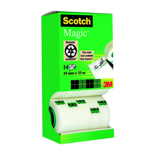 Scotch Magic Tape 19mm Pk12 Rolls/FOC
