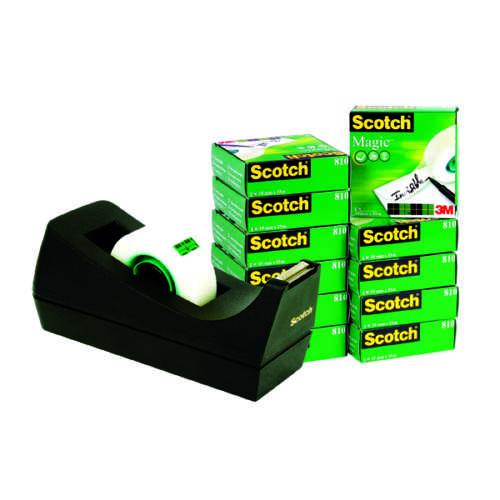 Scotch 810 Magic Tape Pk12 FOC Dispenser