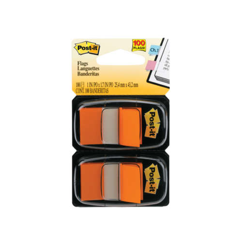 Post-It Orange Index Dispenser Pk2