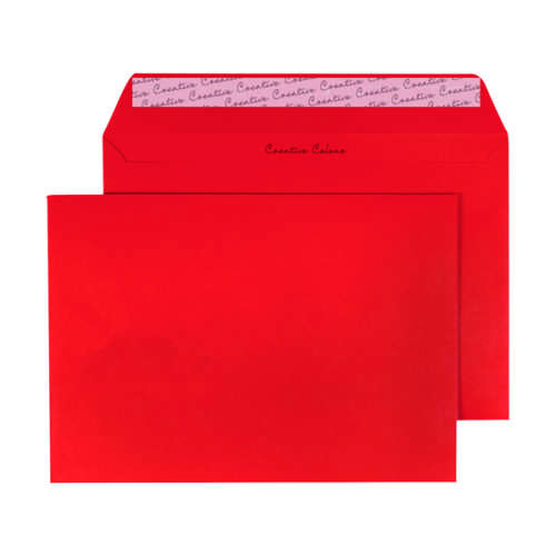 C5 Envelope P Seal Pillar Box Red Pk250