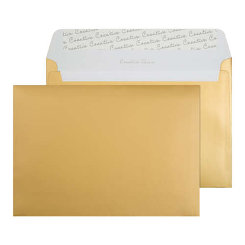 C5 Envelope P Seal Metallic Gold Pk250