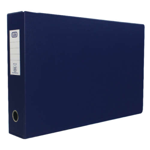 Elba 70mm Lever Arch File A3 Blue Pk2 BX06589