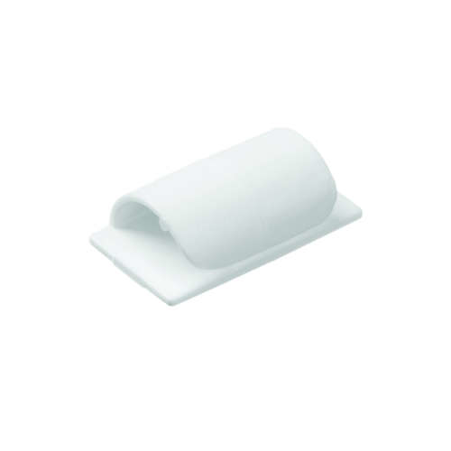 D-Line Cable Clips Self-Adhsv White Pk20