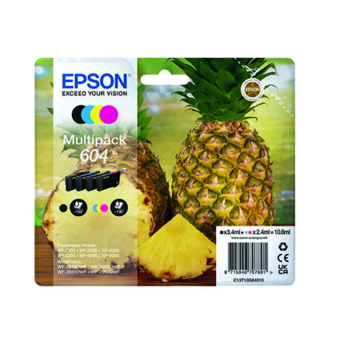 Epson 604 Ink Cartridge Multipack Pineapple CMYK (Epson original)