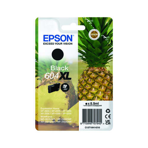 Epson 604XL Ink Cartridge High Yield Pineapple Black (Epson original)