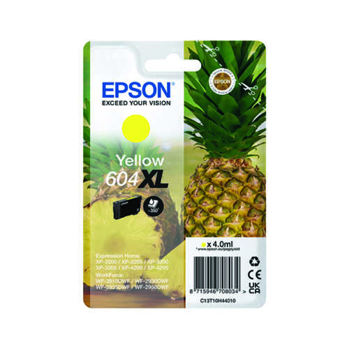 Epson 604XL Ink Cartridge High Yield Pineapple Yellow (Epson original)