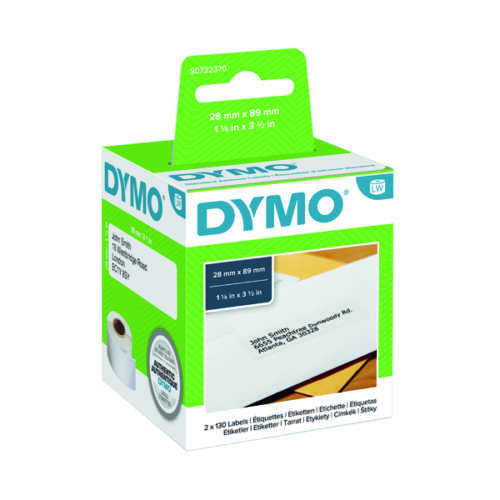 Dymo Address Label Stndrd 28x89 S0722370