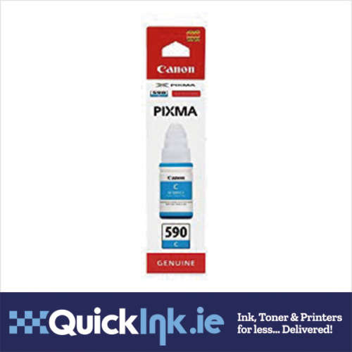 Canon GI-590C cyan ink cartridge (Canon original)