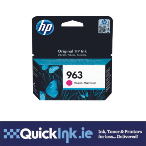 HP 963 Magenta Ink Cartridge 3JA24AE