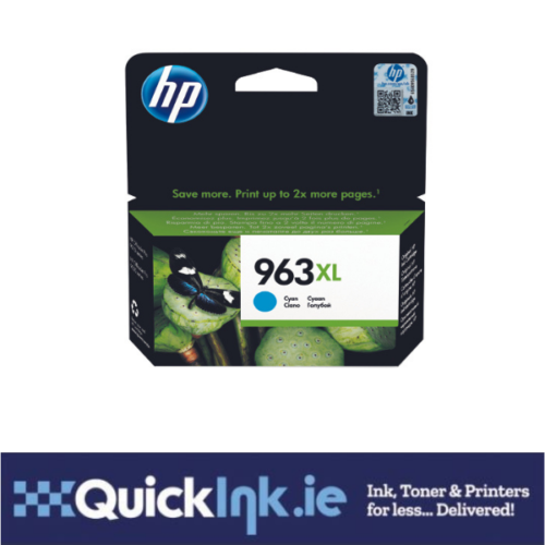 HP 963XL Cyan High Yield Ink Cartridge (1,600) 3JA27AE