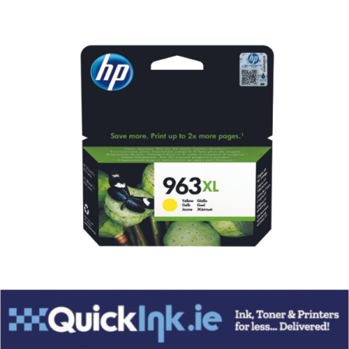 HP 963XL Yellow High Yield Ink Cartridge (1,600) 3JA29AE