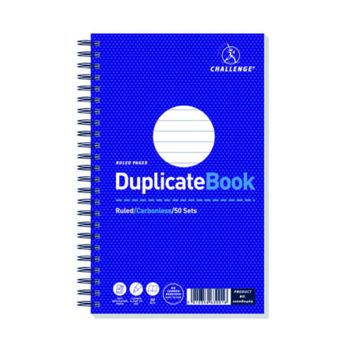 Challenge Duplicate Book 210x130mm Pk5