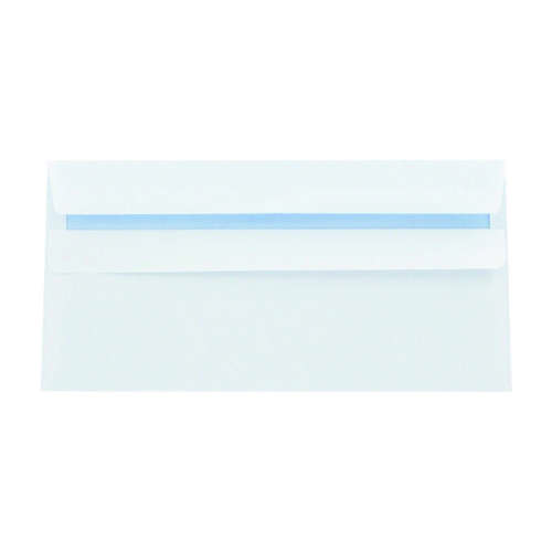 Q-Connect DL Plain Peel & Seal White Envelopes KF02951