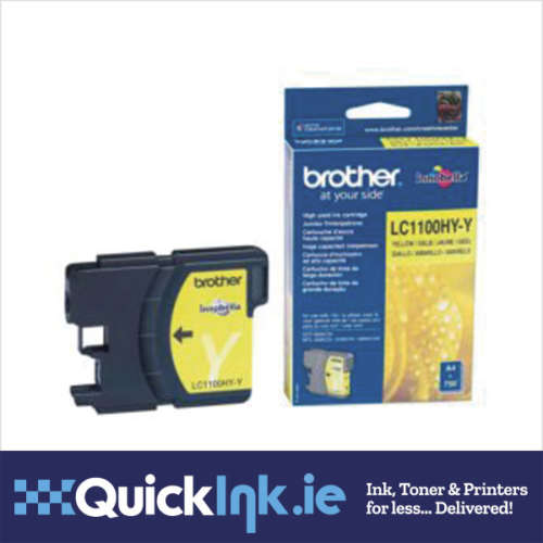 Brother LC-1100HYY yellow high-cap. ink cartridge (Brother original) 10.1ml