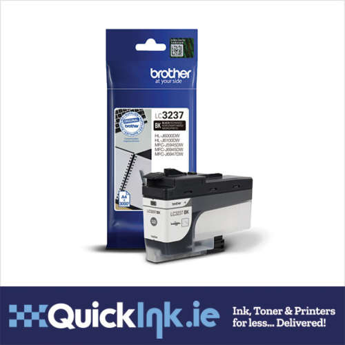 Brother LC-3237BK black ink cartridge (Brother original)