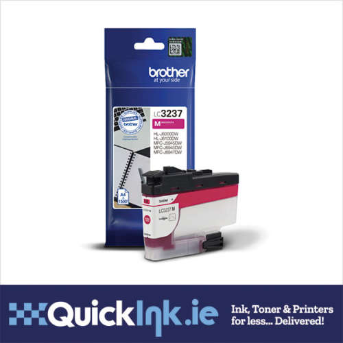 Brother LC-3237M magenta ink cartridge (Brother original)