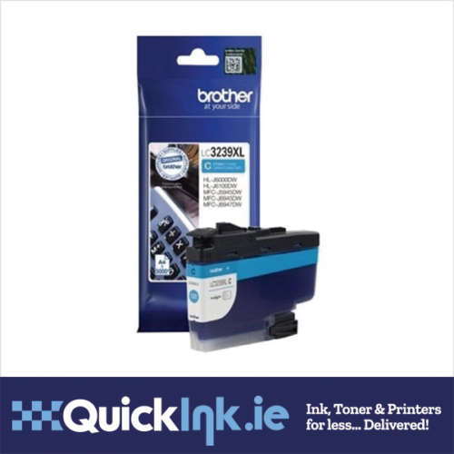 Brother LC-3239C cyan ink cartridge (Brother original)