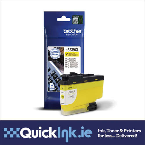 Brother LC-3239Y yellow ink cartridge (Brother original)