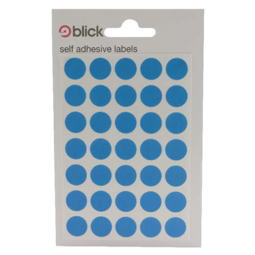 Blick Coloured Labels 13mm Blue Pk2800