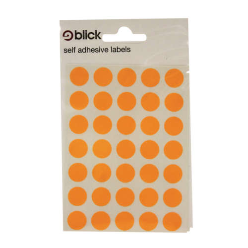 Blick Flourescent Labels 13mm Orge P2800