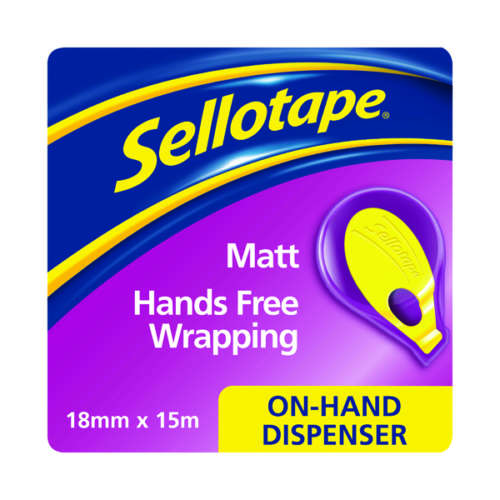 Sellotape On Hand Disp 18mmx15m