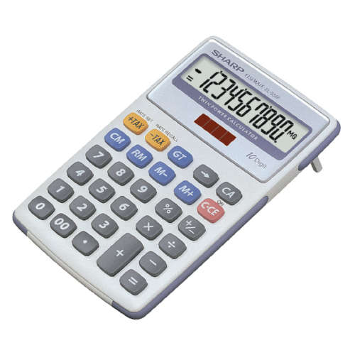 Sharp EL334 Handheld Calculator