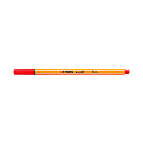 Stabilo Point Red 88 Fineliner 10 Pack