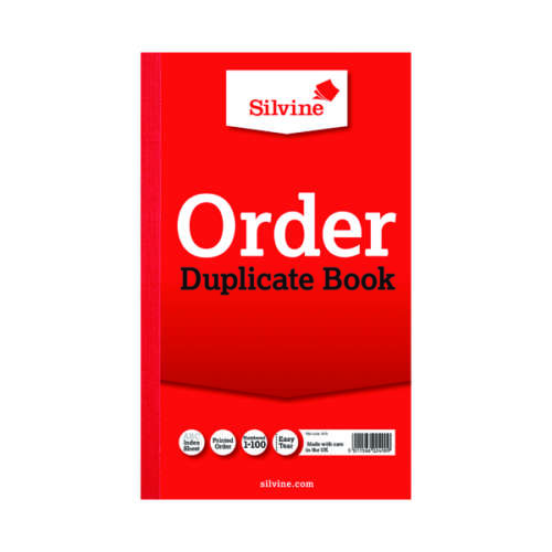Silvine Duplicate Order Book 610 Pk6