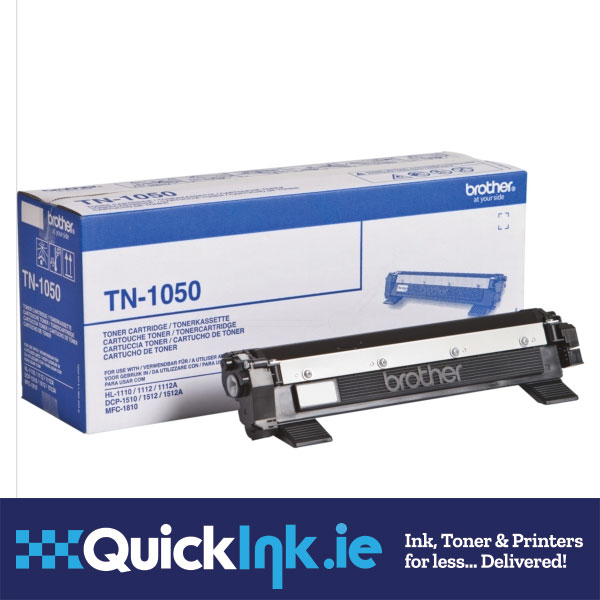 Toner cartridges Brother TN-1050 - compatible and original OEM