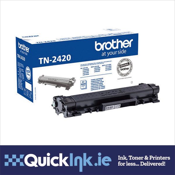 Brother TN-2420 Black Original Toner Buy Online In Ireland