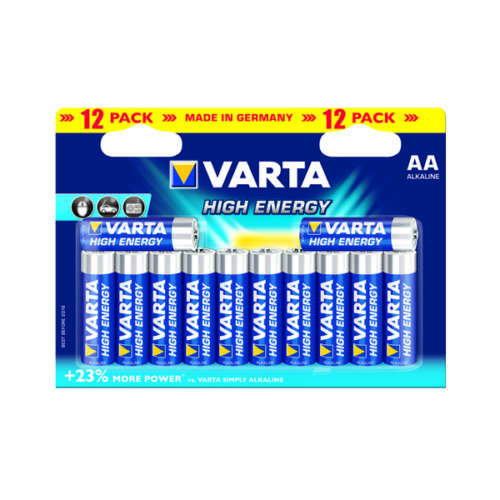 Varta High Energy AA Battery Pk12