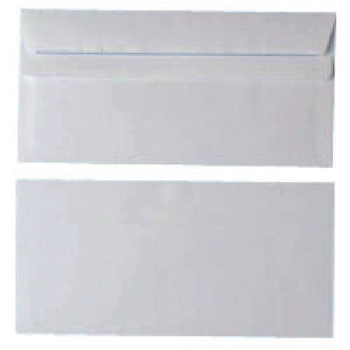  DL 80gsm Self Seal White Envelopes WX3454 